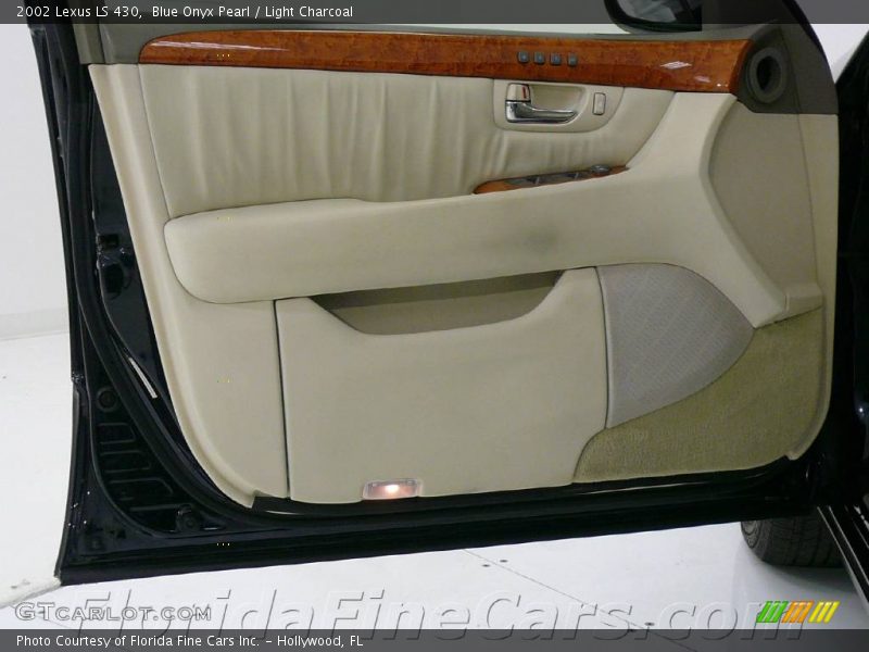 Blue Onyx Pearl / Light Charcoal 2002 Lexus LS 430