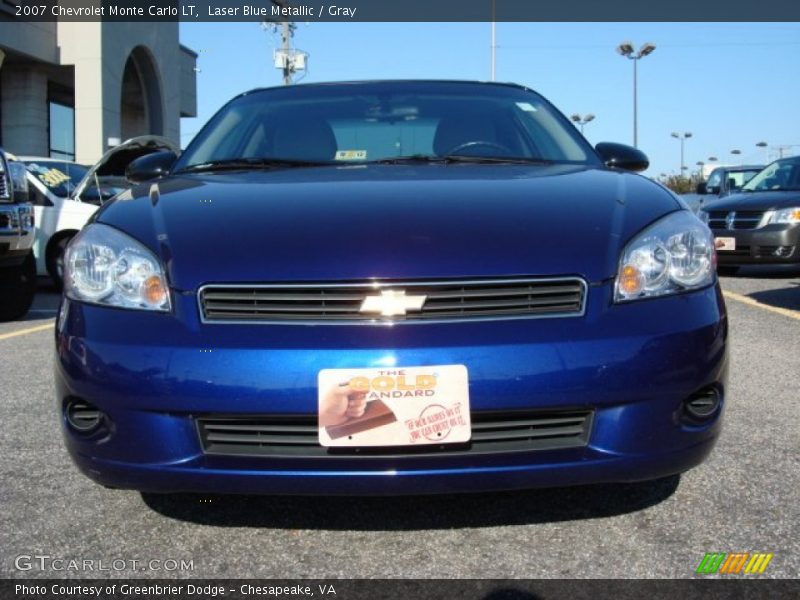 Laser Blue Metallic / Gray 2007 Chevrolet Monte Carlo LT