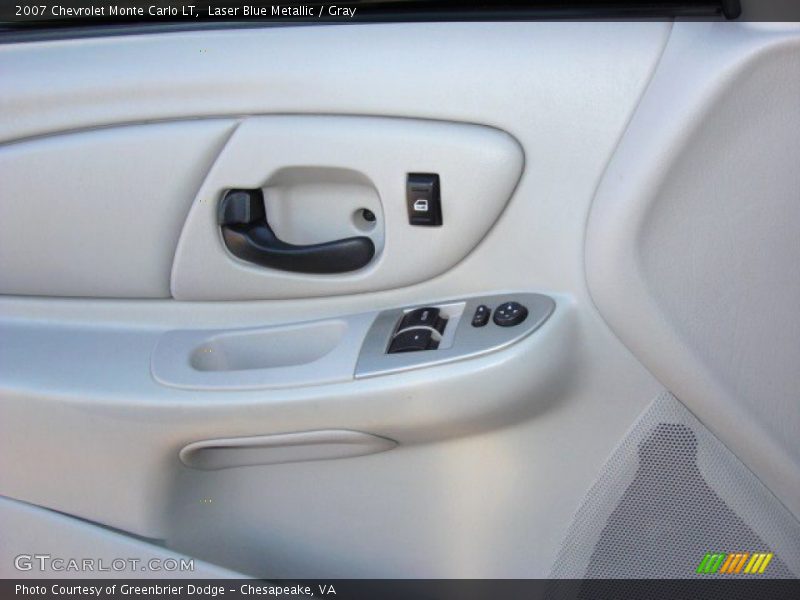 Laser Blue Metallic / Gray 2007 Chevrolet Monte Carlo LT