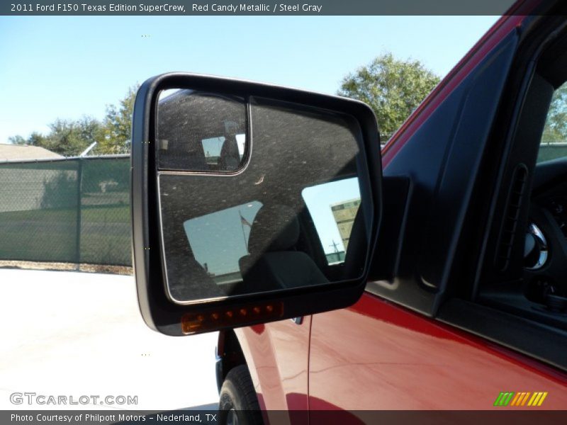 Red Candy Metallic / Steel Gray 2011 Ford F150 Texas Edition SuperCrew
