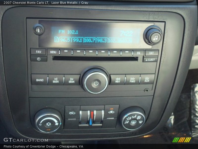 Audio System of 2007 Monte Carlo LT