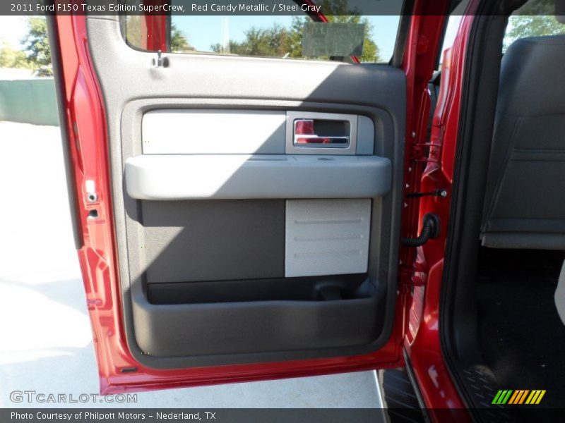 Red Candy Metallic / Steel Gray 2011 Ford F150 Texas Edition SuperCrew