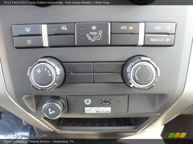 Red Candy Metallic / Steel Gray 2011 Ford F150 Texas Edition SuperCrew