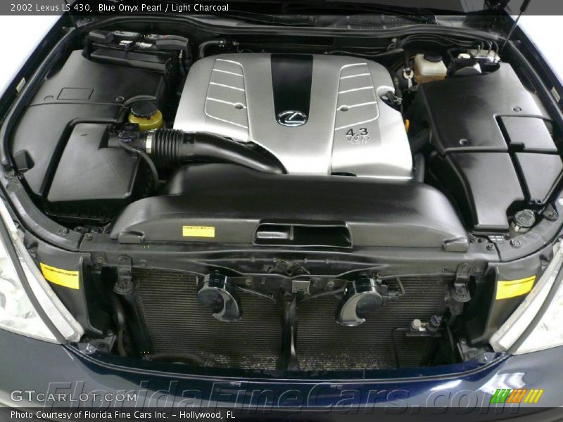 Blue Onyx Pearl / Light Charcoal 2002 Lexus LS 430