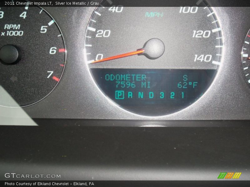 Silver Ice Metallic / Gray 2011 Chevrolet Impala LT