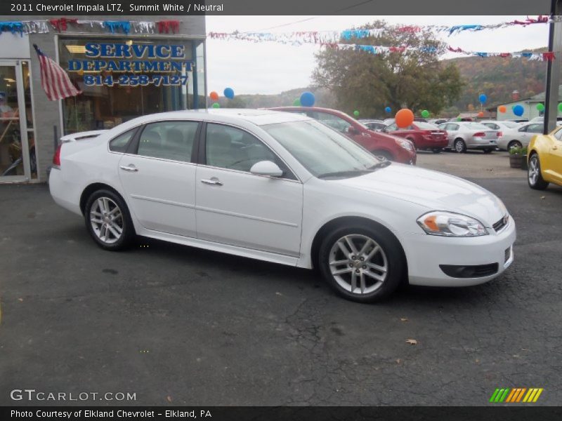 Summit White / Neutral 2011 Chevrolet Impala LTZ