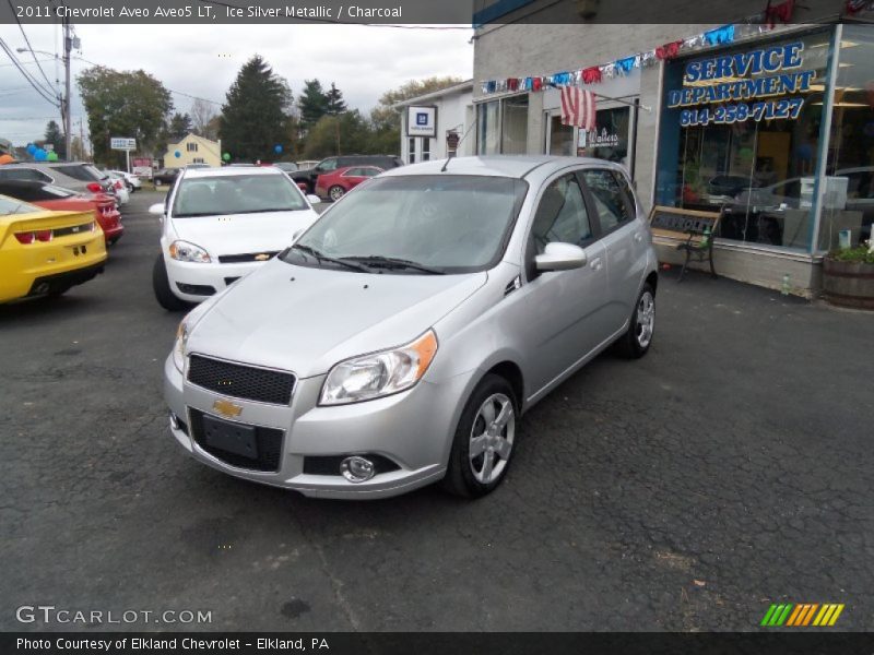 Ice Silver Metallic / Charcoal 2011 Chevrolet Aveo Aveo5 LT