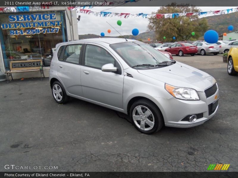 Ice Silver Metallic / Charcoal 2011 Chevrolet Aveo Aveo5 LT