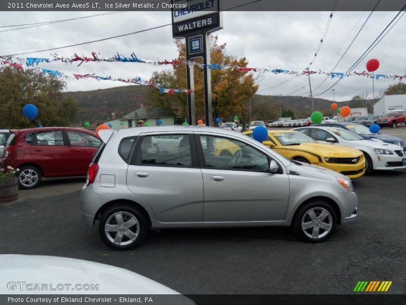 Ice Silver Metallic / Charcoal 2011 Chevrolet Aveo Aveo5 LT