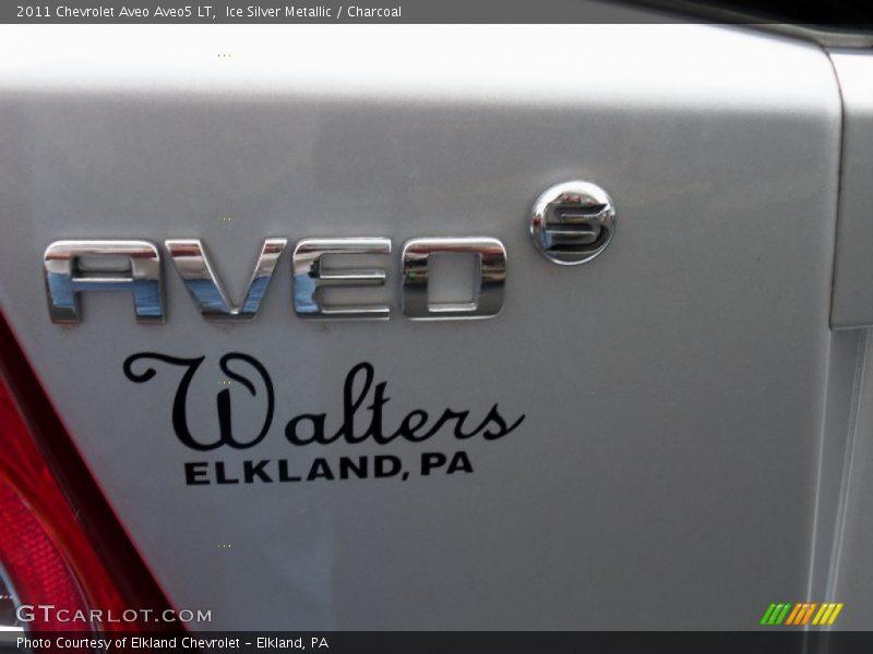 Ice Silver Metallic / Charcoal 2011 Chevrolet Aveo Aveo5 LT