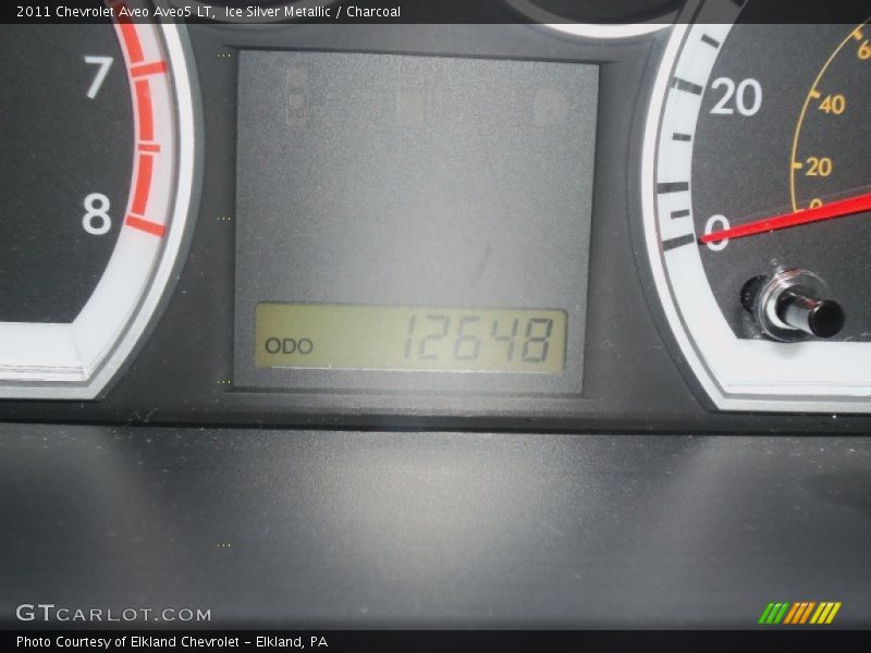 Ice Silver Metallic / Charcoal 2011 Chevrolet Aveo Aveo5 LT