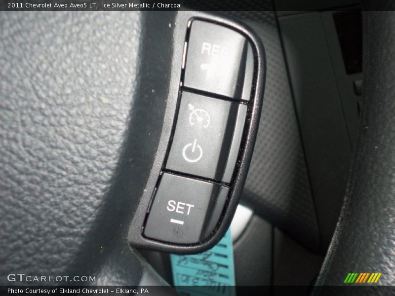 Ice Silver Metallic / Charcoal 2011 Chevrolet Aveo Aveo5 LT