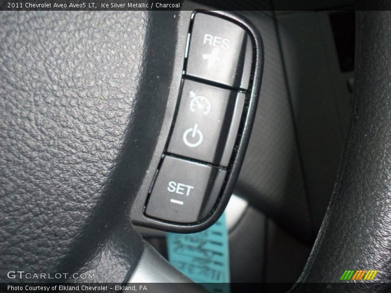 Ice Silver Metallic / Charcoal 2011 Chevrolet Aveo Aveo5 LT