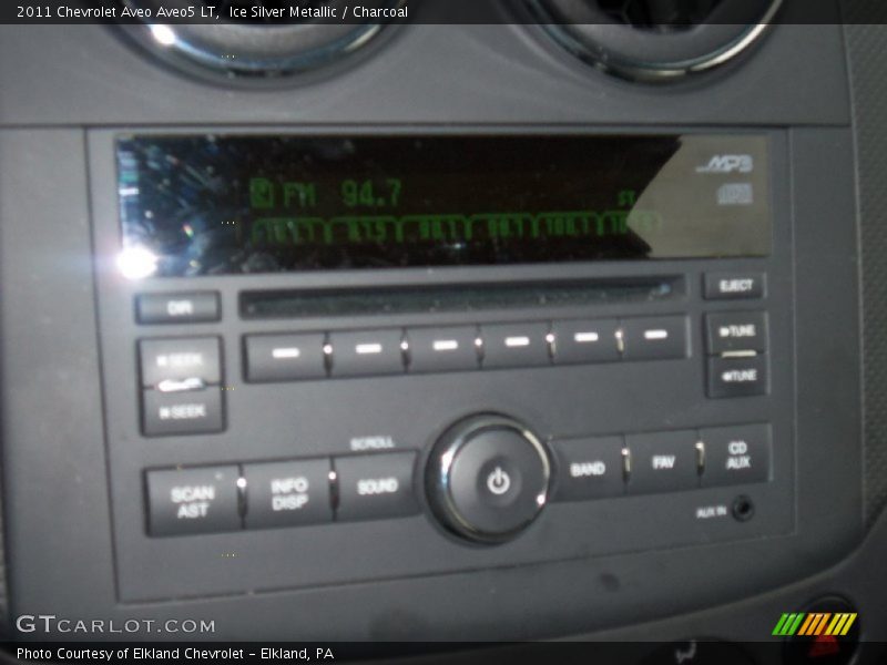 Ice Silver Metallic / Charcoal 2011 Chevrolet Aveo Aveo5 LT