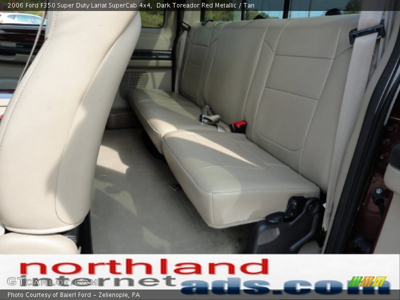 Dark Toreador Red Metallic / Tan 2006 Ford F350 Super Duty Lariat SuperCab 4x4