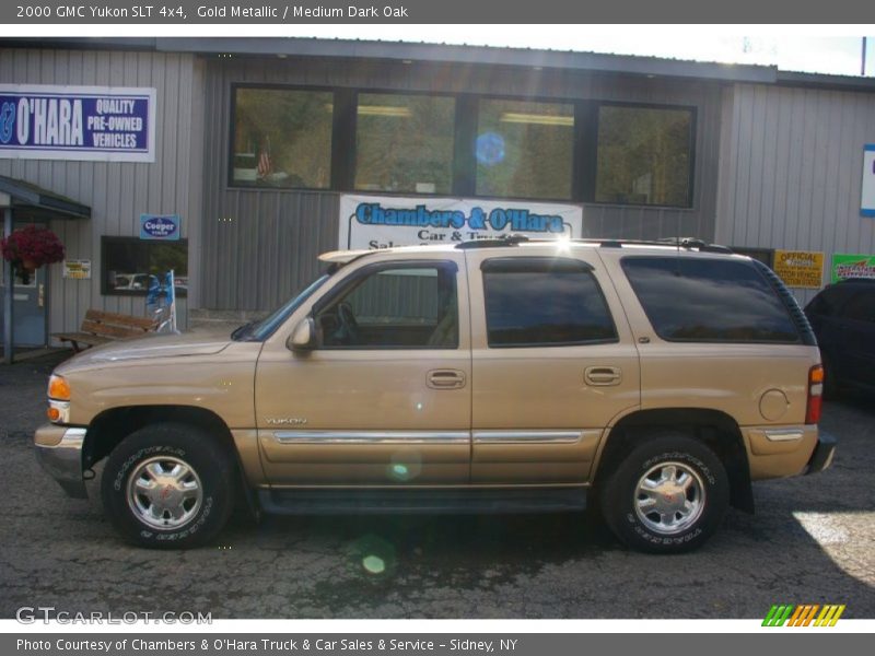 Gold Metallic / Medium Dark Oak 2000 GMC Yukon SLT 4x4