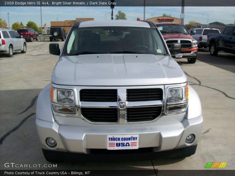 Bright Silver Metallic / Dark Slate Gray 2009 Dodge Nitro SE 4x4