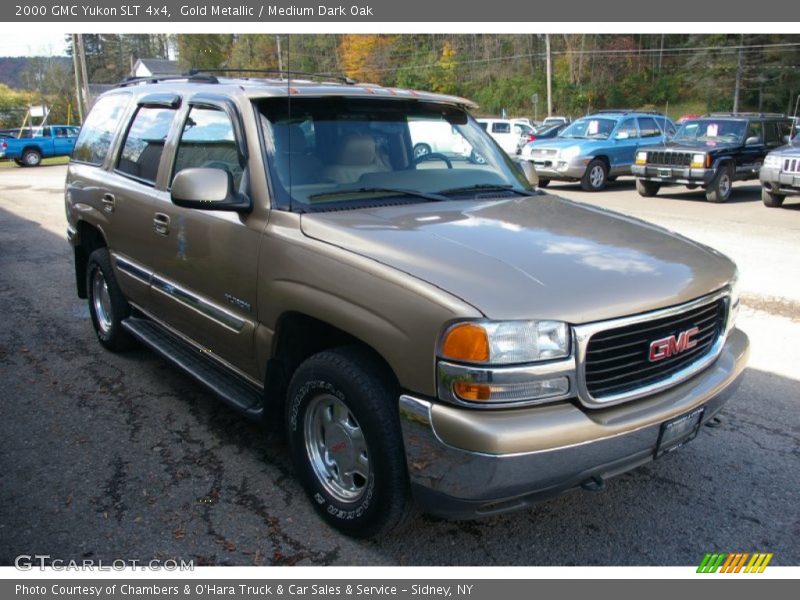 Gold Metallic / Medium Dark Oak 2000 GMC Yukon SLT 4x4