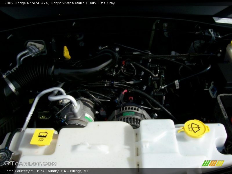 Bright Silver Metallic / Dark Slate Gray 2009 Dodge Nitro SE 4x4