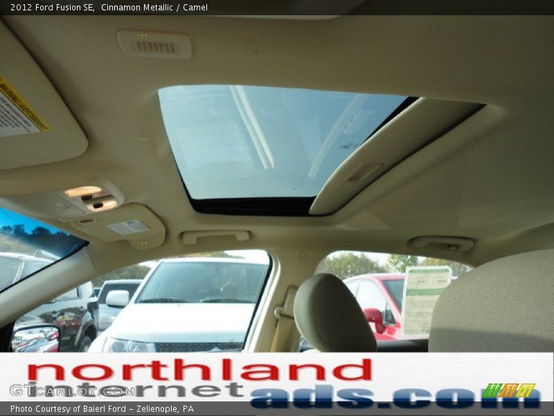 Cinnamon Metallic / Camel 2012 Ford Fusion SE