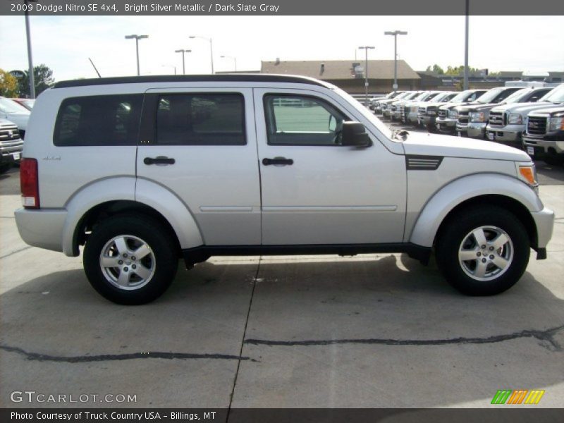 Bright Silver Metallic / Dark Slate Gray 2009 Dodge Nitro SE 4x4