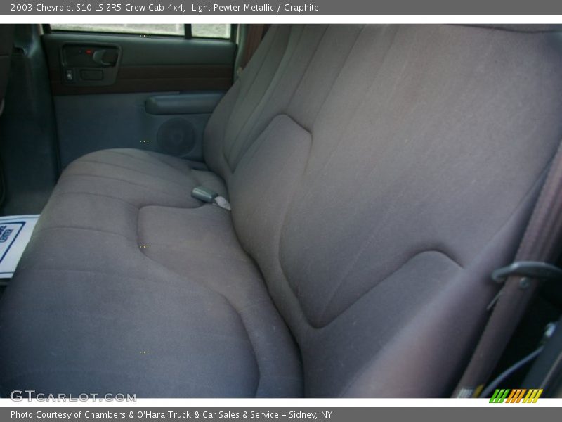 Light Pewter Metallic / Graphite 2003 Chevrolet S10 LS ZR5 Crew Cab 4x4