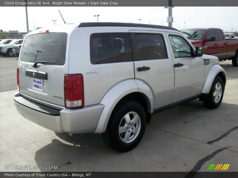 Bright Silver Metallic / Dark Slate Gray 2009 Dodge Nitro SE 4x4