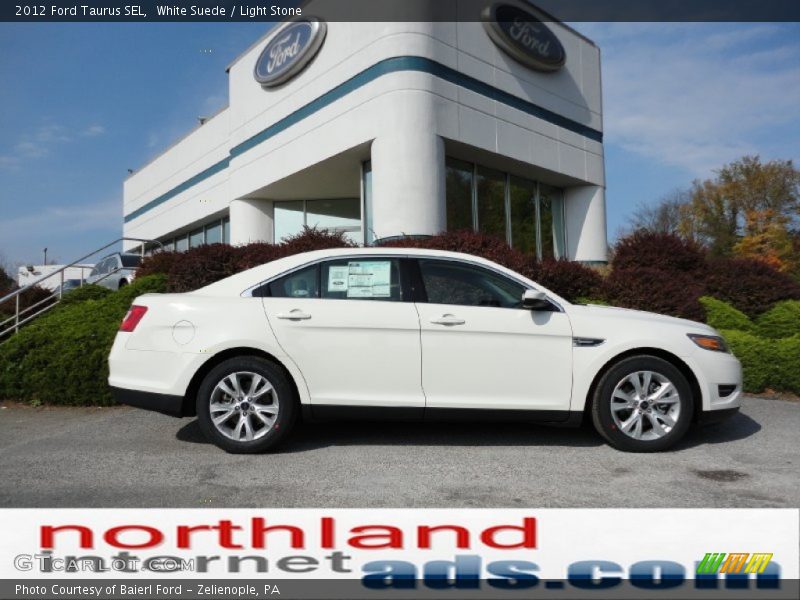 White Suede / Light Stone 2012 Ford Taurus SEL