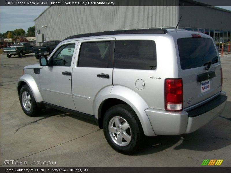 Bright Silver Metallic / Dark Slate Gray 2009 Dodge Nitro SE 4x4