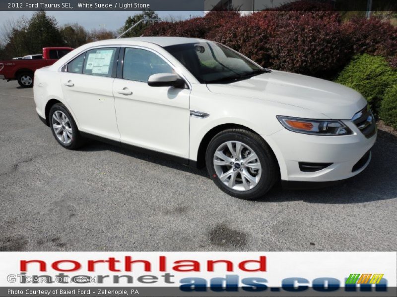White Suede / Light Stone 2012 Ford Taurus SEL