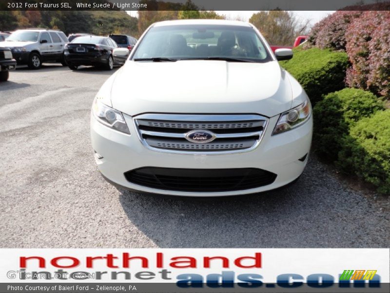 White Suede / Light Stone 2012 Ford Taurus SEL