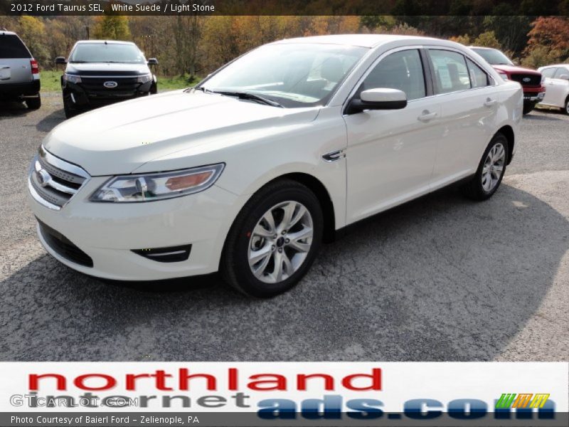White Suede / Light Stone 2012 Ford Taurus SEL