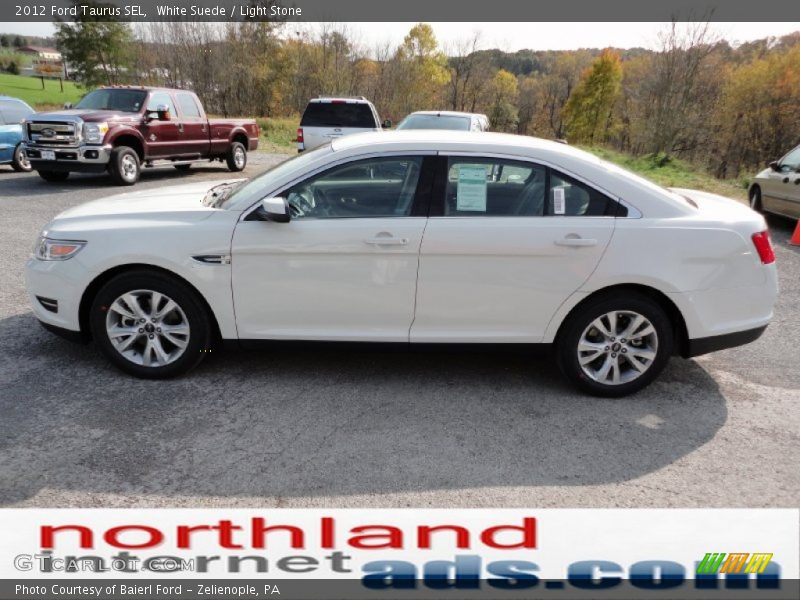 White Suede / Light Stone 2012 Ford Taurus SEL