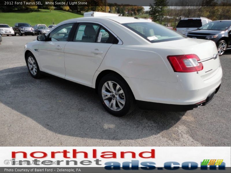 White Suede / Light Stone 2012 Ford Taurus SEL