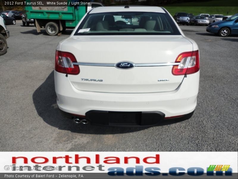 White Suede / Light Stone 2012 Ford Taurus SEL