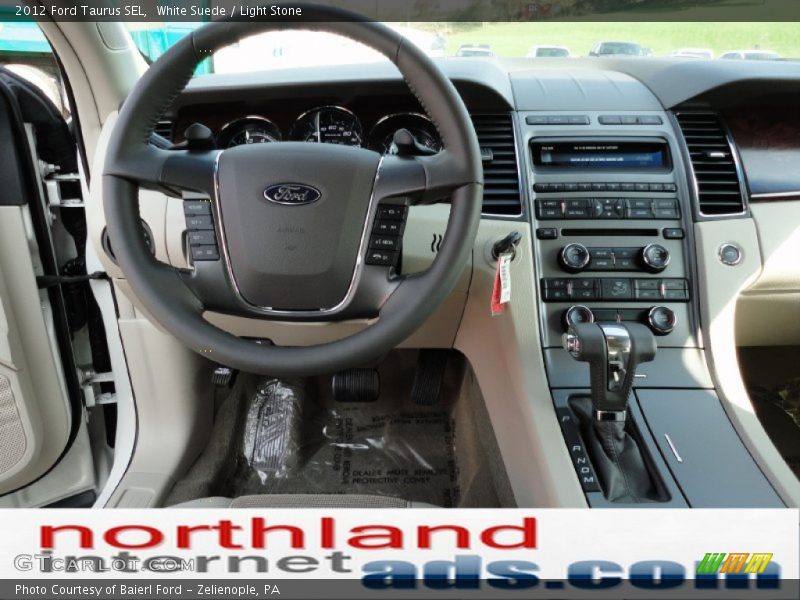 White Suede / Light Stone 2012 Ford Taurus SEL