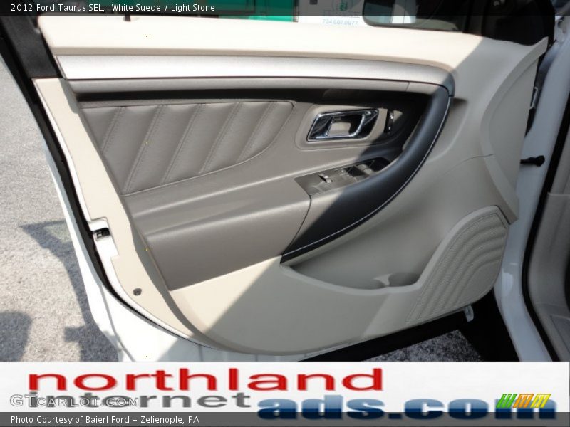 White Suede / Light Stone 2012 Ford Taurus SEL