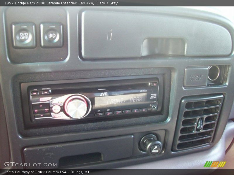 Black / Gray 1997 Dodge Ram 2500 Laramie Extended Cab 4x4