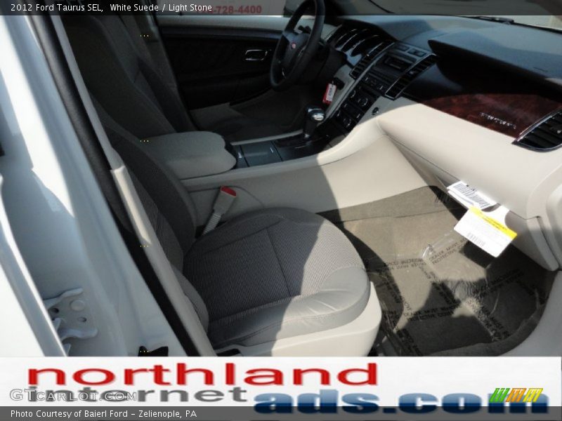 White Suede / Light Stone 2012 Ford Taurus SEL