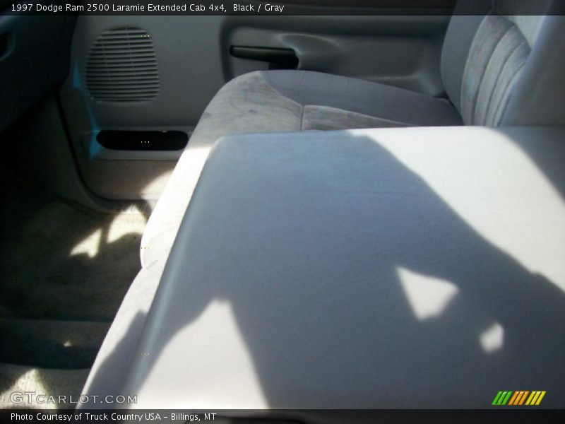 Black / Gray 1997 Dodge Ram 2500 Laramie Extended Cab 4x4