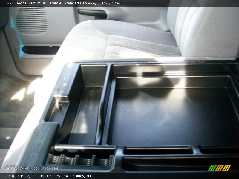 Black / Gray 1997 Dodge Ram 2500 Laramie Extended Cab 4x4