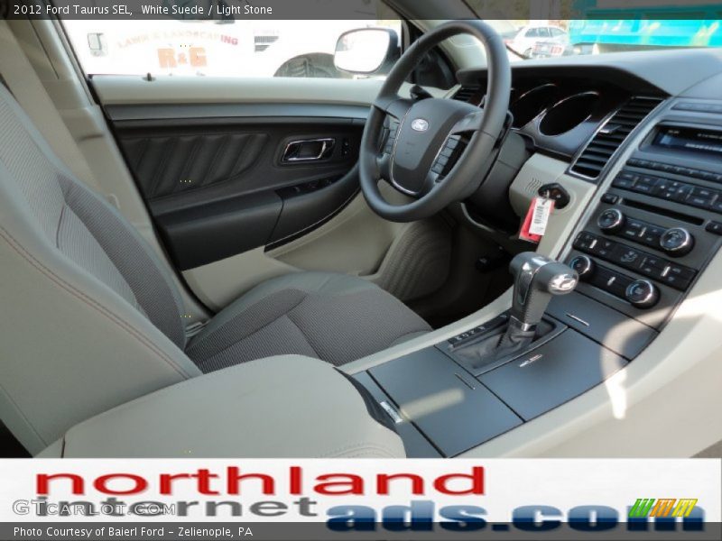 White Suede / Light Stone 2012 Ford Taurus SEL