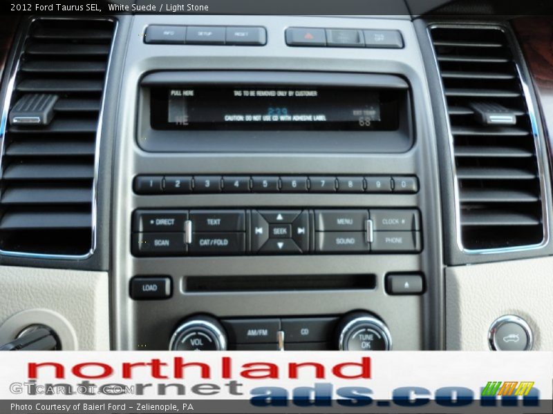 White Suede / Light Stone 2012 Ford Taurus SEL