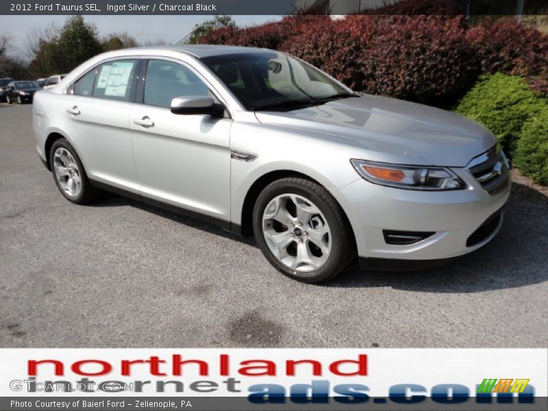 Ingot Silver / Charcoal Black 2012 Ford Taurus SEL