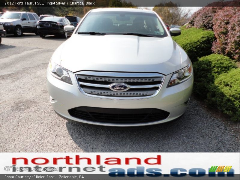 Ingot Silver / Charcoal Black 2012 Ford Taurus SEL