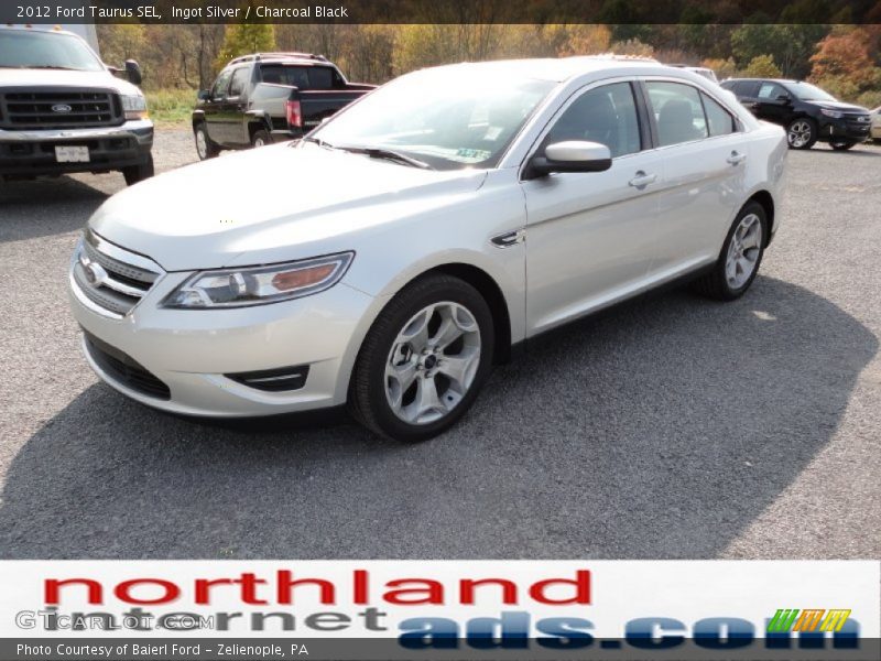 Ingot Silver / Charcoal Black 2012 Ford Taurus SEL