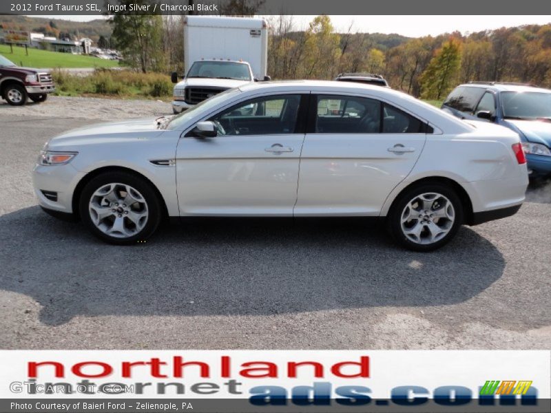 Ingot Silver / Charcoal Black 2012 Ford Taurus SEL
