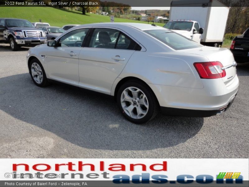 Ingot Silver / Charcoal Black 2012 Ford Taurus SEL