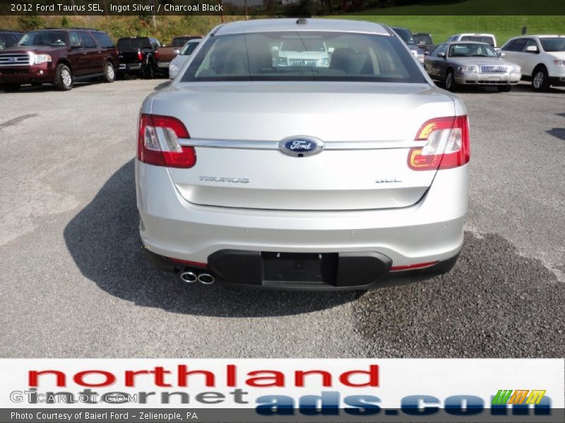 Ingot Silver / Charcoal Black 2012 Ford Taurus SEL