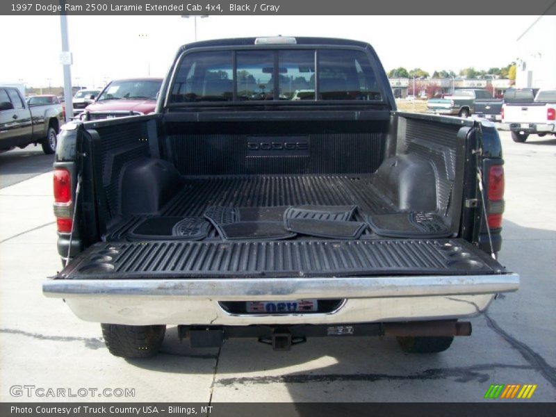 Black / Gray 1997 Dodge Ram 2500 Laramie Extended Cab 4x4